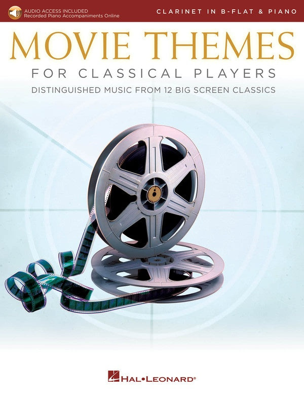 Movie Themes For Classical Players - Clarinet/Piano Accompaniment/Audio Access Online Hal Leonard 284609