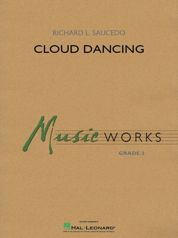 Saucedo - Cloud Dancing - Concert Band Grade 2 Score/Parts Hal Leonard 4007716