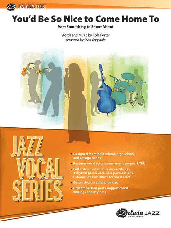 You'd Be So Nice to Come Home To (Grade 3.5) – Jazz Ensemble Conductor Score & Parts (Digital Download)
