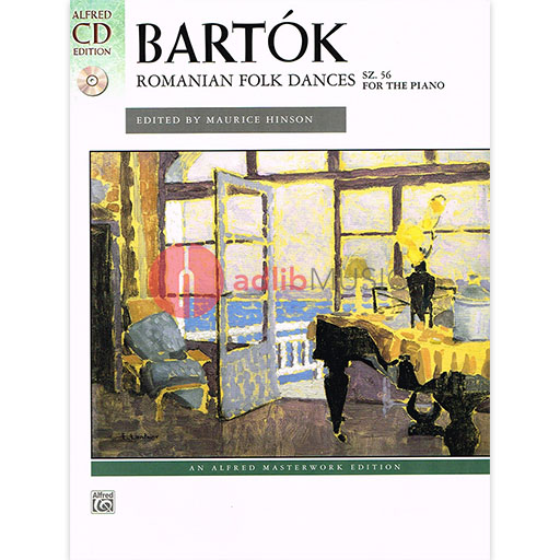 Bartok Romanian Folk Dances Sz 56 Piano BK/CD