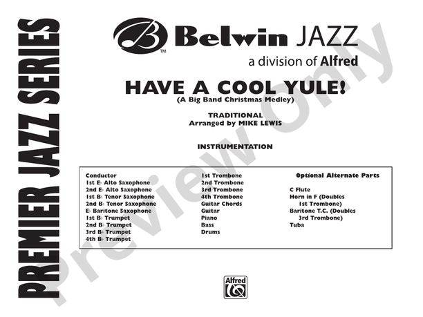 Have a Cool Yule - Jazz Ensemble Conductor Score & Parts (Digital Download)