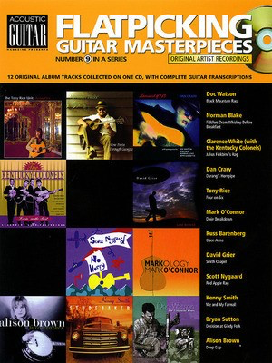 Acoustic Guitar CD Songbook #9 - Flatpicking Guitar Masterpieces - Guitar String Letter Publishing Guitar TAB /CD