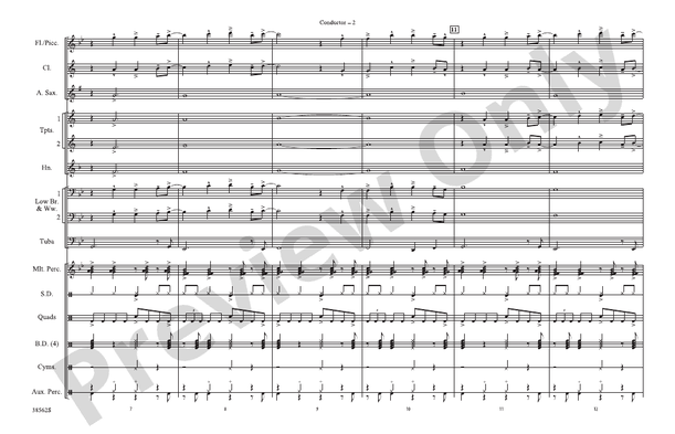 When We Stand Together – Marching Band Conductor Score & Parts (Digital Download)