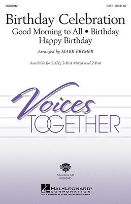 Birthday Celebration - (Medley) - 2-Part Mark Brymer Hal Leonard Choral Score Octavo