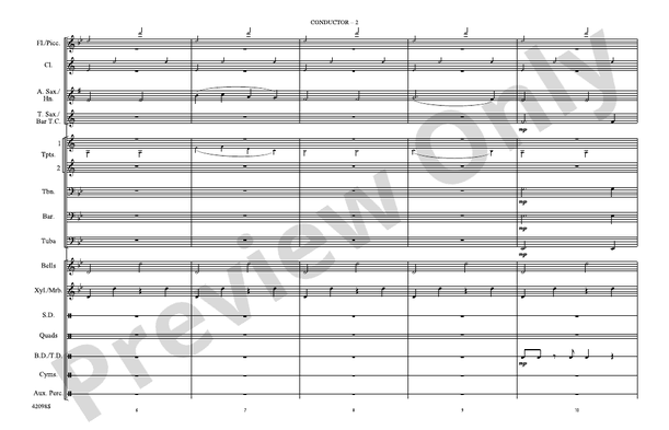 Man of Steel, Part 2 – Marching Band Conductor Score & Parts (Digital Download)
