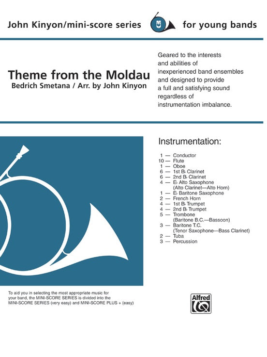 Theme from "The Moldau" - Concert Band Conductor Score & Parts (Digital Download)