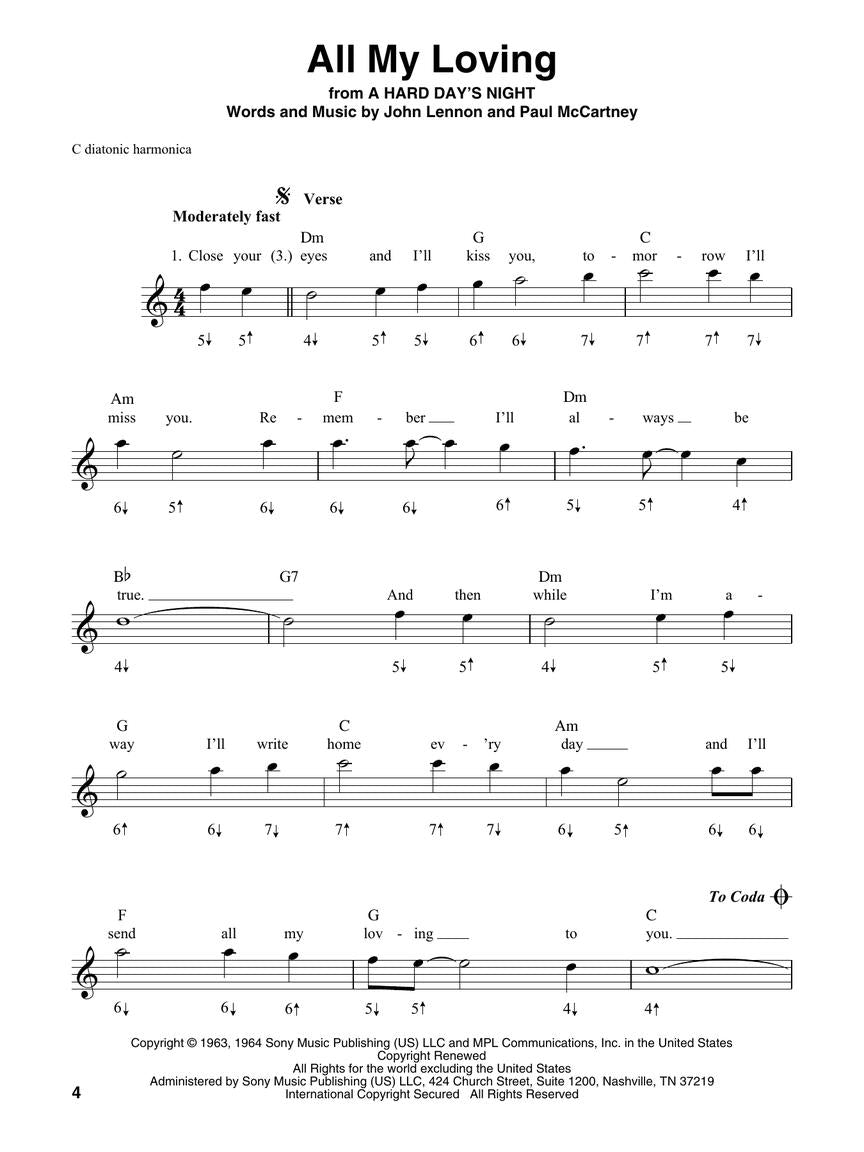 Simple Songs for Harmonica - Hal Leonard 1473315
