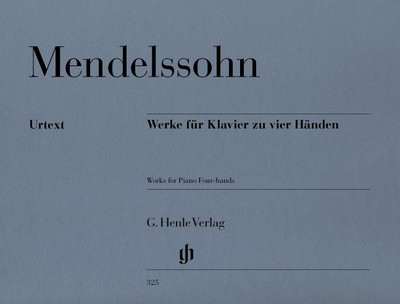 Works for Piano 4 Hands - for Piano Duet - Felix Bartholdy Mendelssohn - Piano G. Henle Verlag Piano Duet