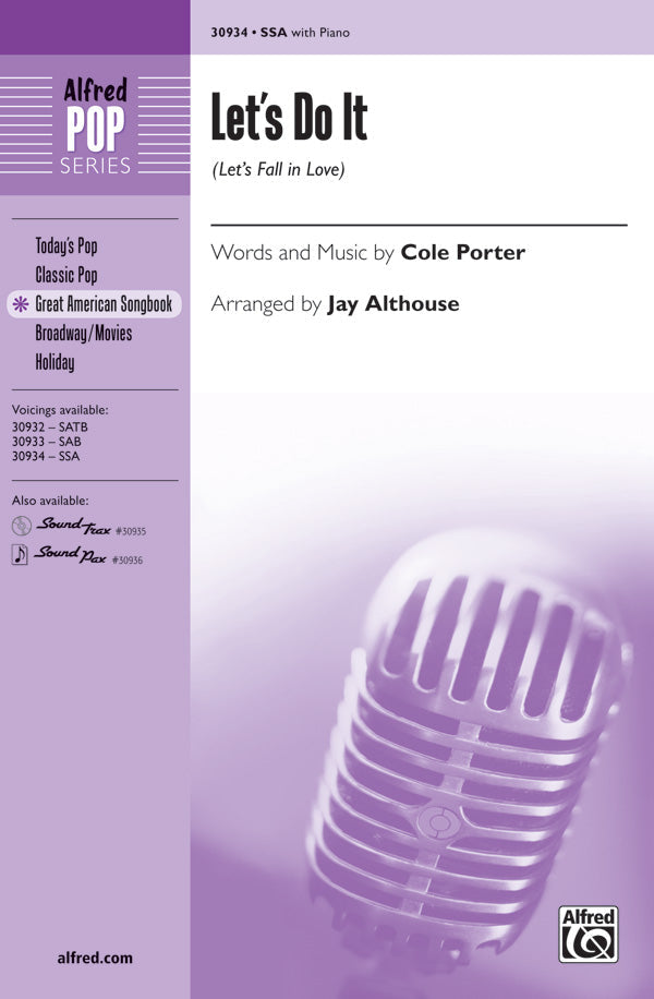 LET'S DO IT LET'S FALL IN LOVE SSA