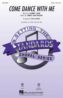 Come Dance with Me - SSA Steve Zegree Hal Leonard Choral Score Octavo