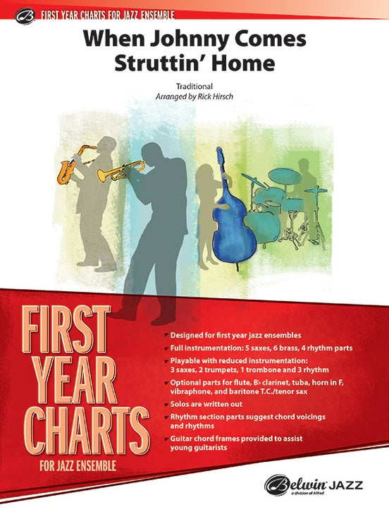 When Johnny Comes Struttin' Home – Jazz Ensemble Conductor Score & Parts (Digital Download)