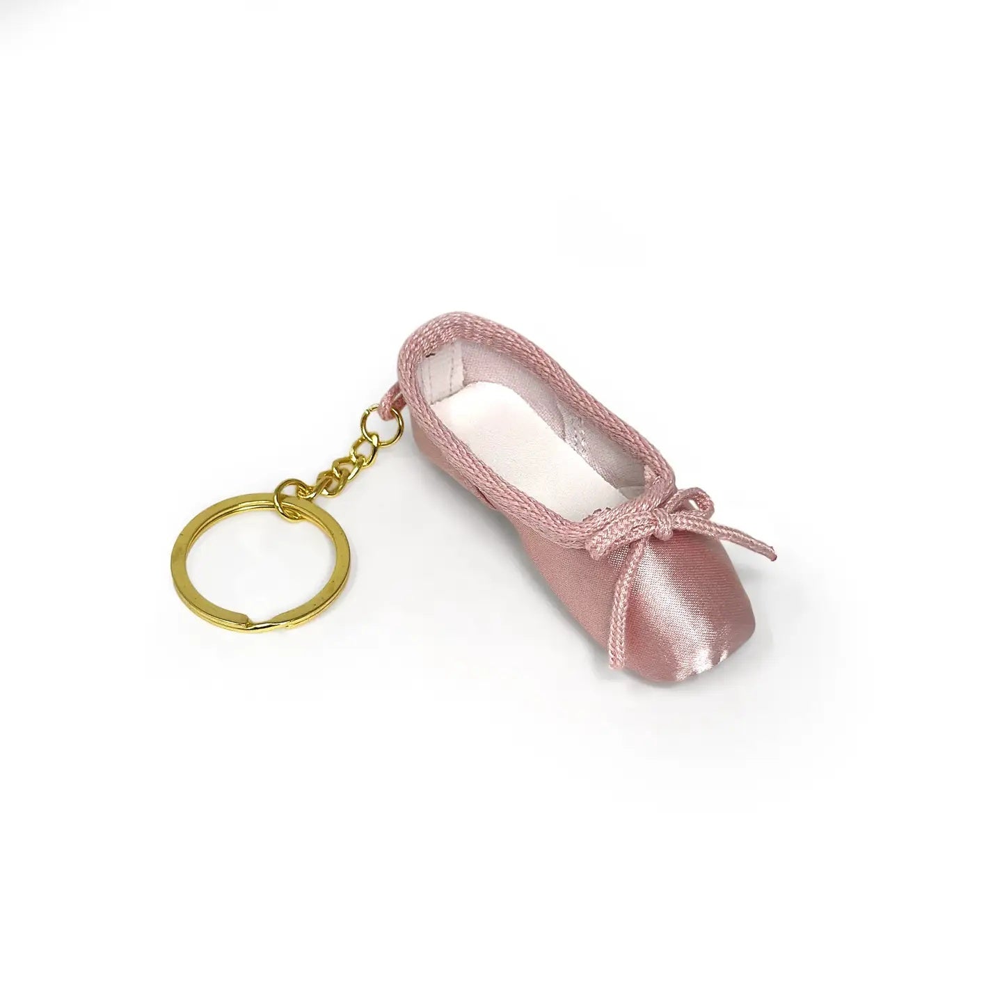 Ballet Shoe Keyring Pink