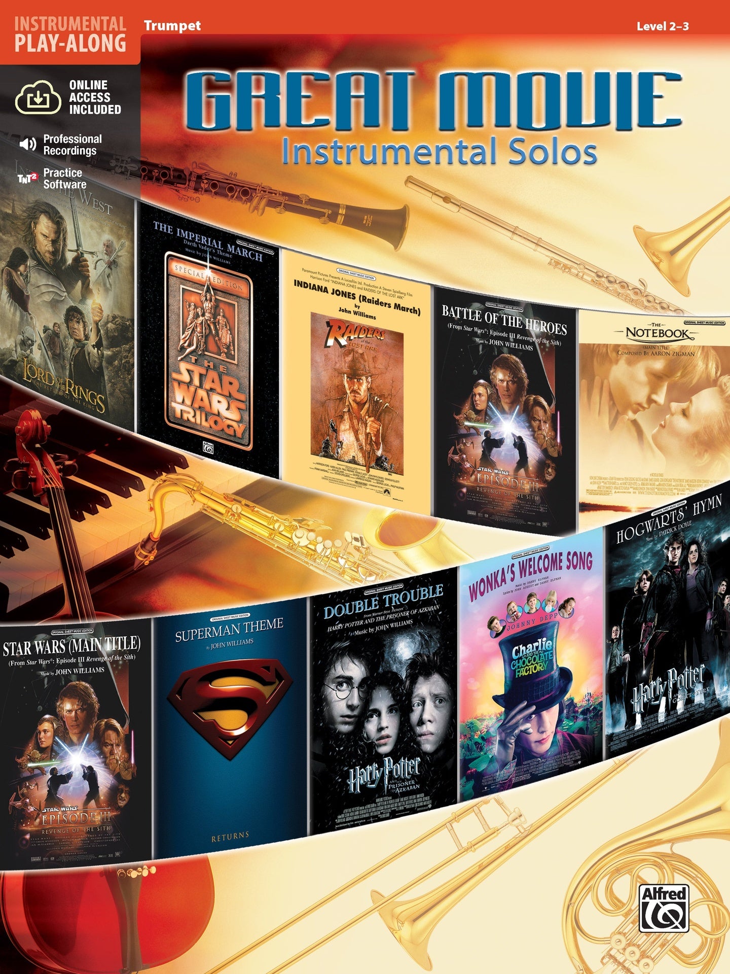 Great Movie Inst Solos Trumpet Bk/CD