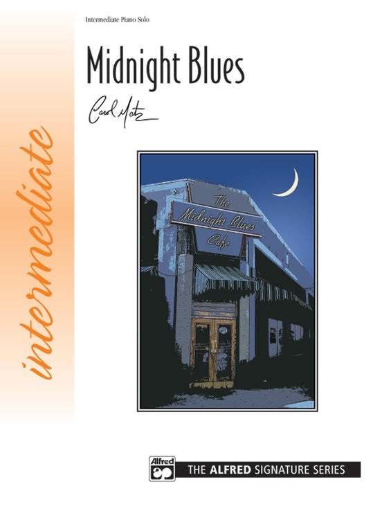 Midnight Blues (for left hand alone) - Piano Solo (Digital Download)