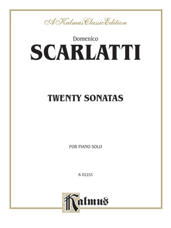 Scarlatti - Twenty Sonatas - Piano Solo (Digital Download)
