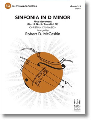 Cannabich - Sinfonia In Dmin 1st Movement Op10/5 - String Orchestra Grade 3.5 Score/Parts arranged by McCashin FJH ST6468