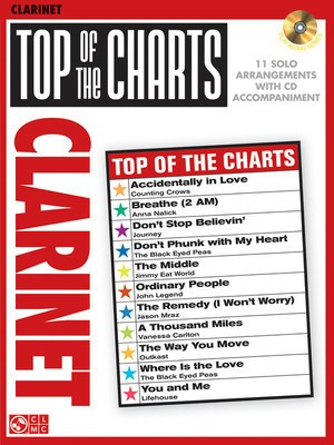 Top of the Charts - Clarinet - Clarinet Cherry Lane Music /CD