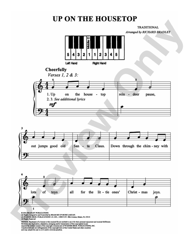 Up on the Housetop - DSM-PS-0009901 - Easy Piano (Digital Download)