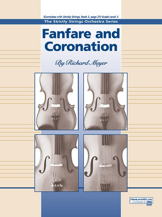 Fanfare and Coronation – String Orchestra Conductor Score & Parts (Digital Download)
