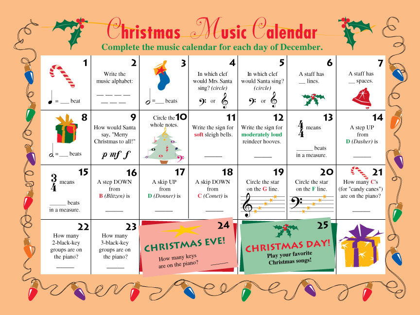 Piano Adventures Christmas Book - Primer Level