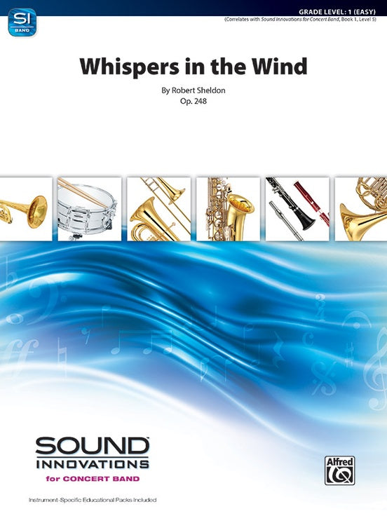 Whispers in the Wind – Concert Band Conductor Score & Parts (Digital Download)
