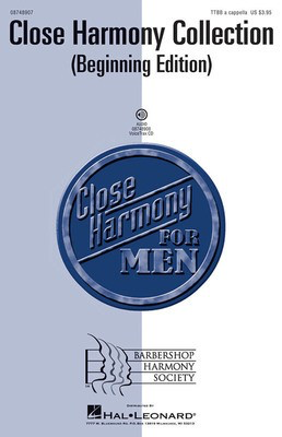 Close Harmony Collection - Beginning Edition - Hal Leonard VoiceTrax CD CD