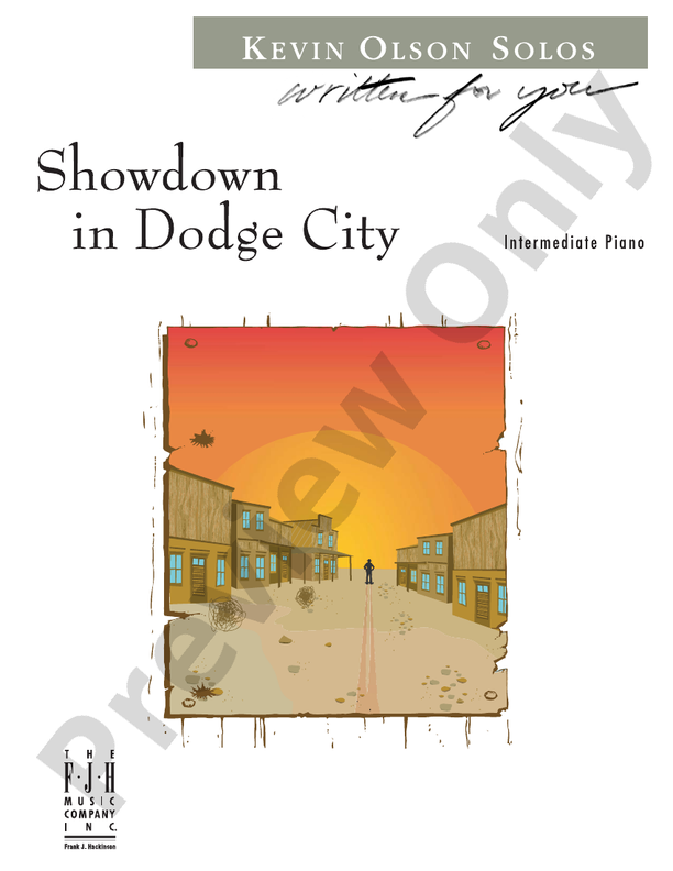 Showdown in Dodge City - Piano (Digital Download)