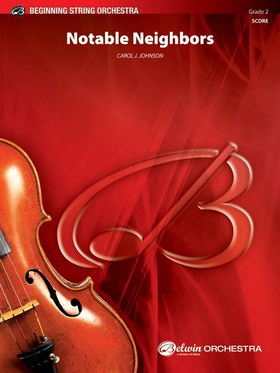 Notable Neighbors – String Orchestra Conductor Score & Parts (Digital Download)