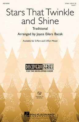 Stars That Twinkle and Shine - 3-Part Mixed Joyce Eilers Hal Leonard Choral Score Octavo