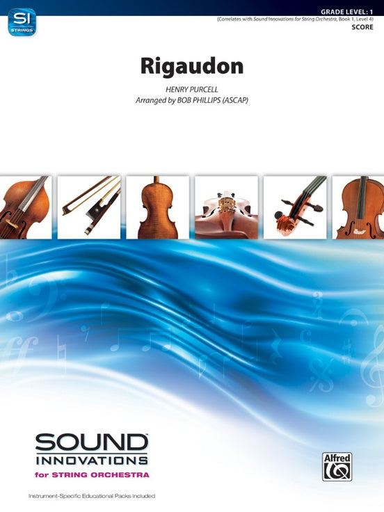 Rigaudon (Grade 1) – Sound Innovations for String Orchestra Conductor Score & Parts (Digital Download)