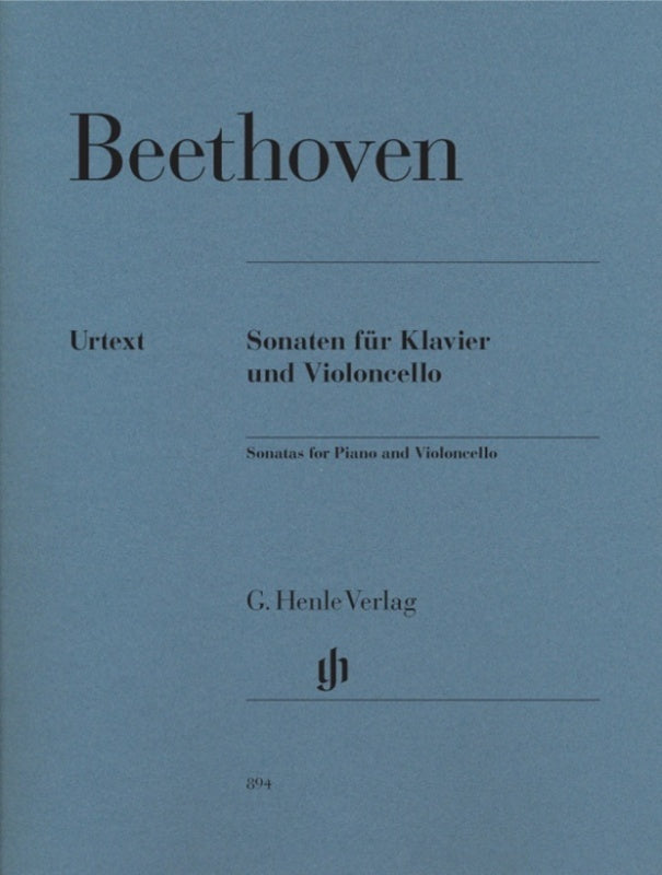 Beethoven - Sonatas Complete - Cello/Piano Accompaniment Henle HN894