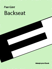 Backseat - Melody/Lyrics/Chords (Digital Download)