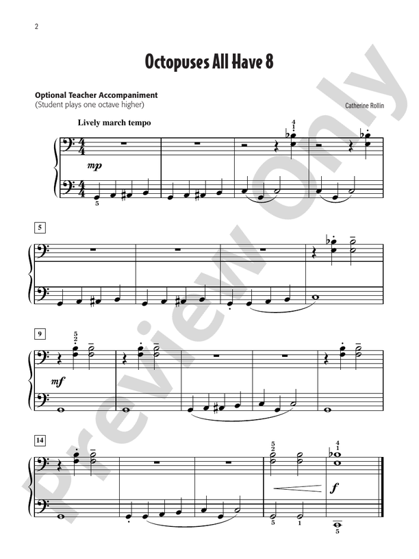 Catherine Rollin's Favorite Solos, Book 1 - Piano (Digital Download)