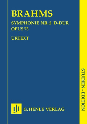 Symphony No 2 in D major Op 73 Study Score