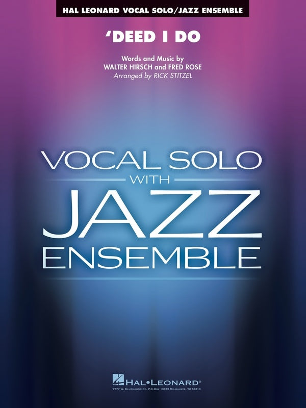Hirsch/Rose - Deed I Do - Jazz Ensemble Grade 3-4 Score/Parts arranged by Stitzel Hal Leonard 7013846