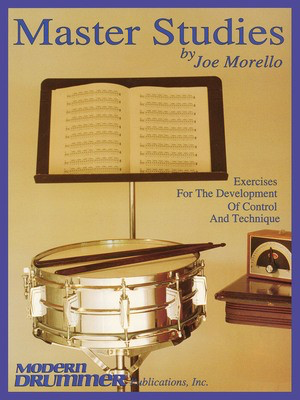 Master Studies - Drums Joe Morello Modern Drummer Publications Drum Notation