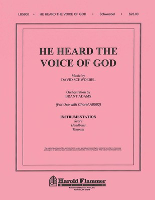 He Heard the Voice of God - David Schwoebel|Terry W. York - Shawnee Press Instrumental Parts