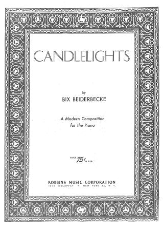 Candlelights - Piano Solo (Digital Download)