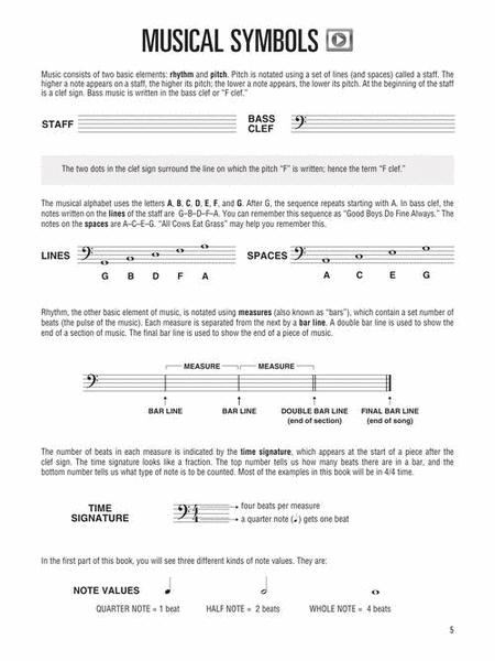 Hal Leonard Bass Method Book 1: Deluxe Beginner Edition - Bass Guitar/Audio Access Online Hal Leonard 1100122