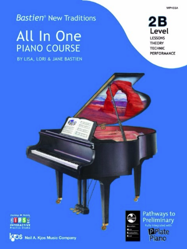 Bastien New Traditions All-In-One Piano Course Level 2B - Piano by Bastien Kjos WP455A