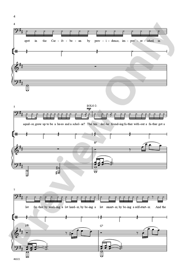 Hamilton – SAB Choral Octavo (Digital Download)