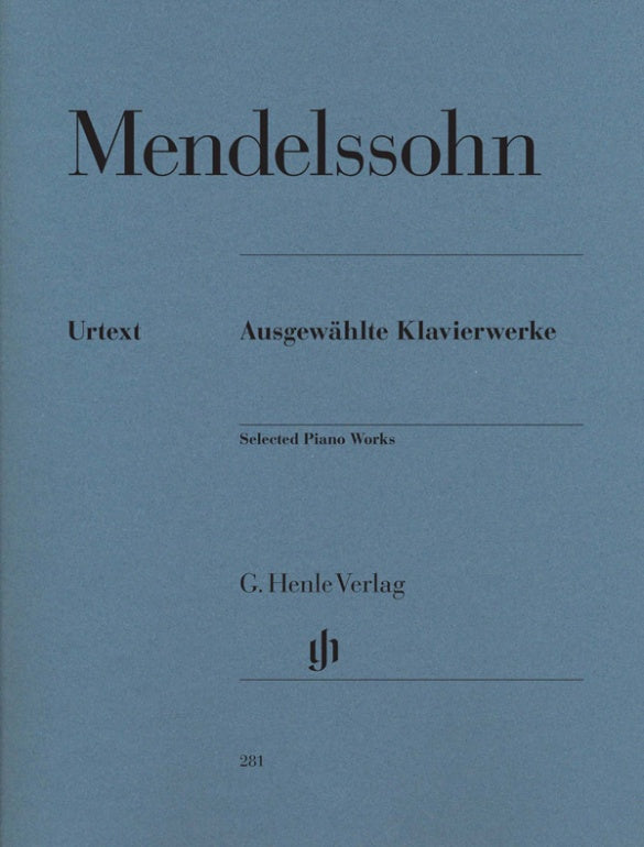 Mendelssohn - Selected Piano Works - Piano Solo Henle HN281