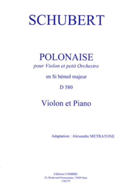 Polonaise in B flat Major D 580 - Franz Schubert - Violin/Piano - Combre