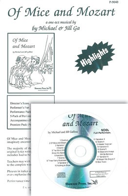 Of Mice and Mozart - Jill and Michael Gallina|Mozart - Jill and Michael Gallina Shawnee Press Preview Pak