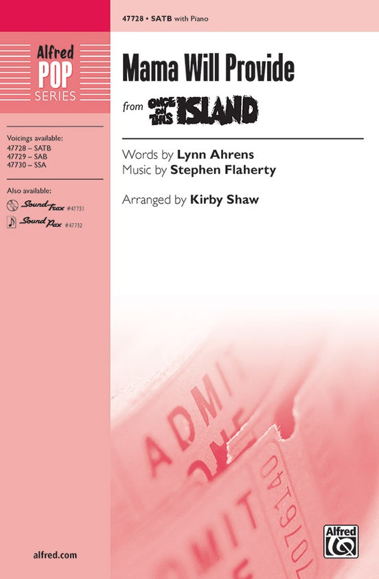 Mama Will Provide – SATB Choral Octavo (Digital Download)