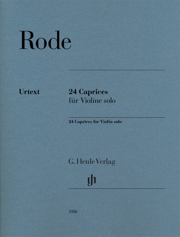 Rode 24 Caprices for Violin Solo