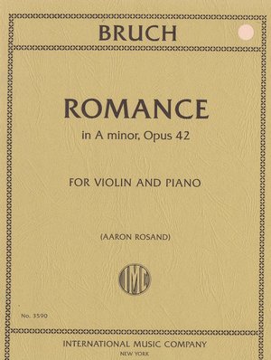 Bruch - Romance in Amin Op42 - Violin/Piano Accompaniment IMC IMC3590