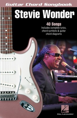 Stevie Wonder - Guitar Chord Songbook - Guitar Hal Leonard Melody Line, Lyrics & Chords