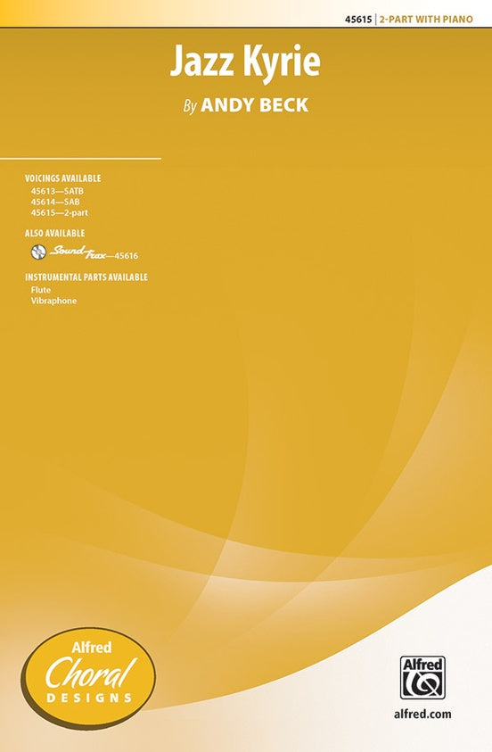 Jazz Kyrie – 2-Part Choral Octavo (Digital Download)