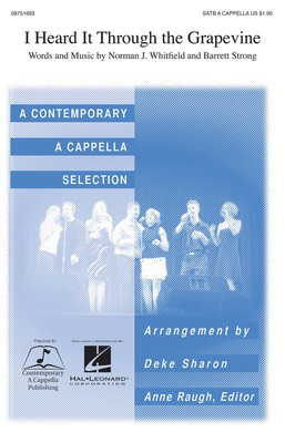 I Heard It Through the Grapevine - SATB Deke Sharon Contemporary A Cappella Publishing Choral Score Octavo